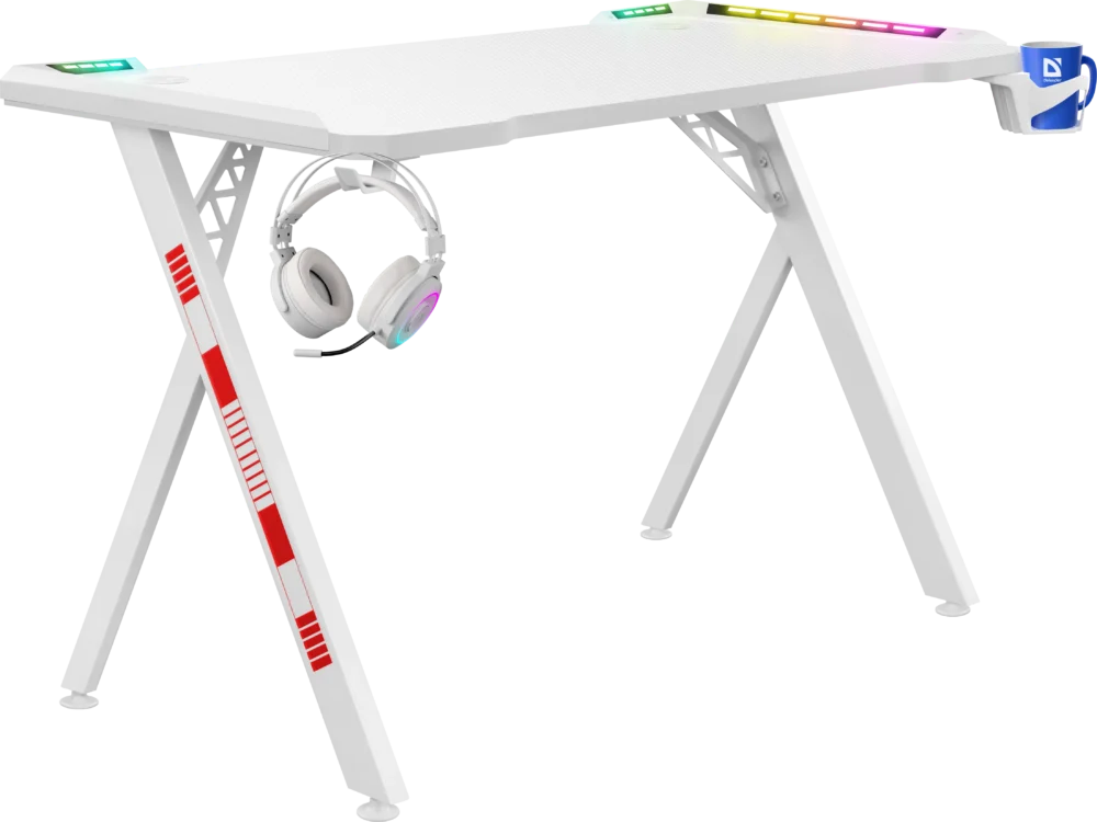 Gejmerski sto Defender Infinity beli