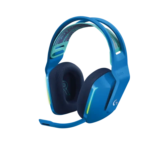 Gaming Bežične slušalice sa mikrofonom Logitech G733 Lightspeed Blue