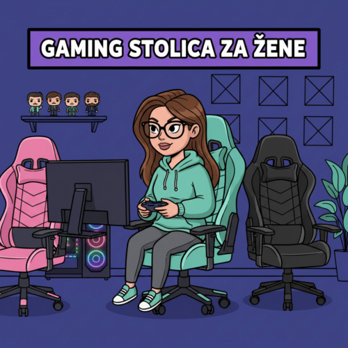 Gaming stolica za žene — ergonomija za drugačije telesne proporcije