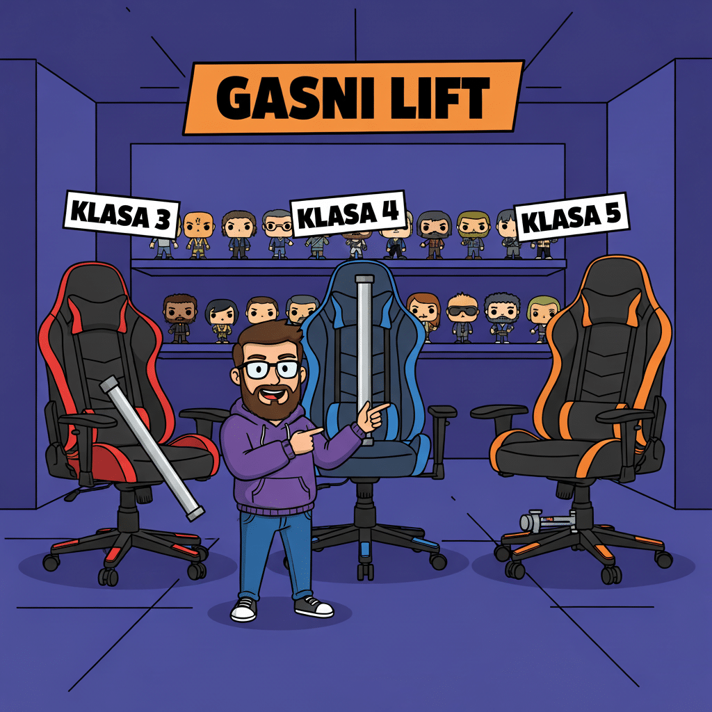 Gasni lift — klasa 3 vs klasa 4 vs klasa 5, tri nivoa nosivosti i izdržljivosti