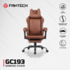 Gaming stolica Fantech GC193 braon — prikaz celokupne konstrukcije