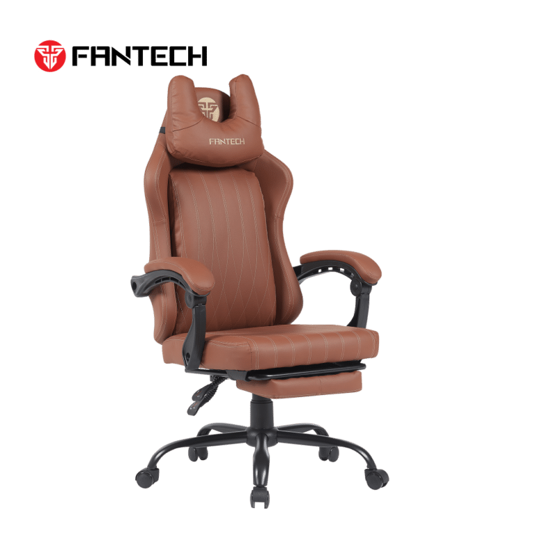 Gaming stolica Fantech GC193 braon — prikaz na beloj pozadini