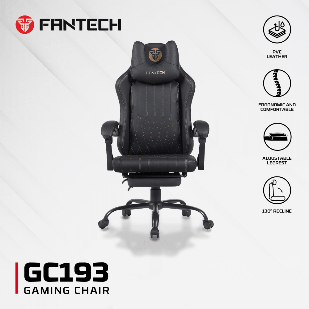 stolica gaming fantech gc193 crna 224072 374796 Gejmerska stolica Fantech GC193 crna