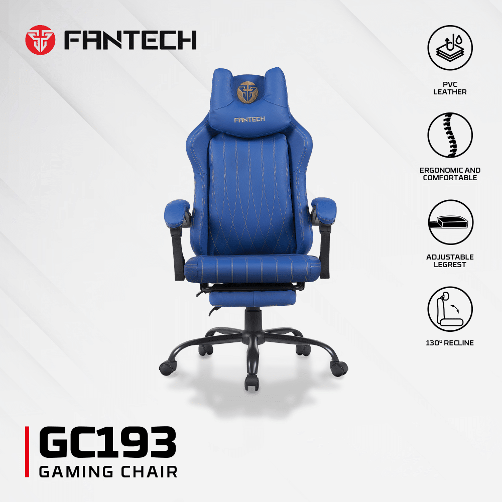 stolica gaming fantech gc193 plava 224073 374791 Gejmerska stolica Fantech GC193 plava