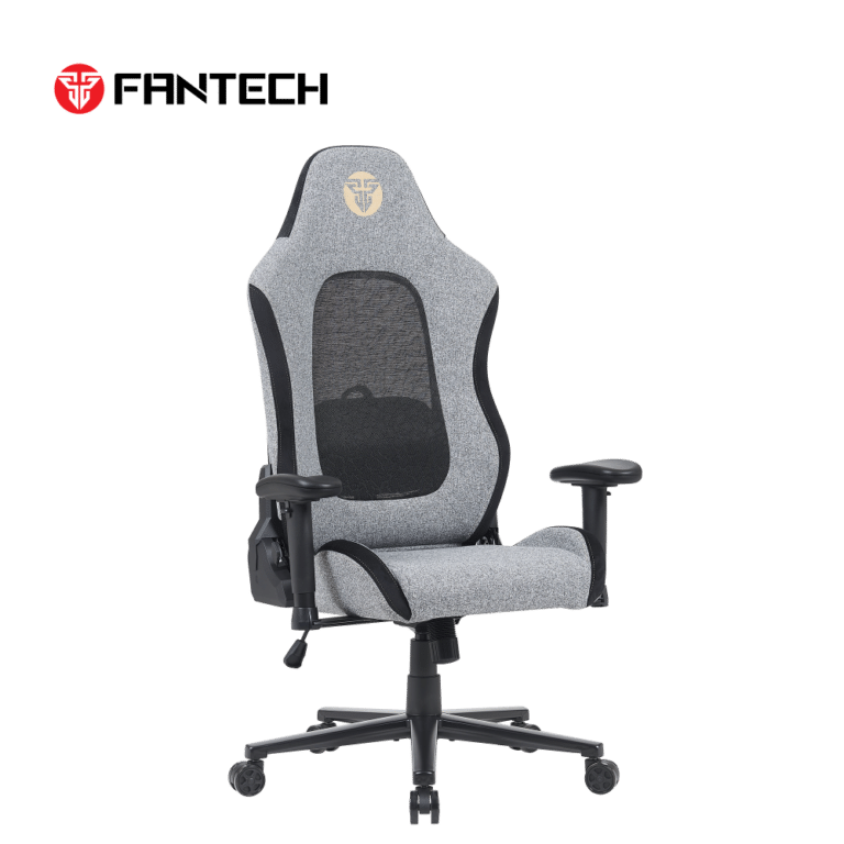 Gaming stolica Fantech GC195 siva — prikaz na beloj pozadini