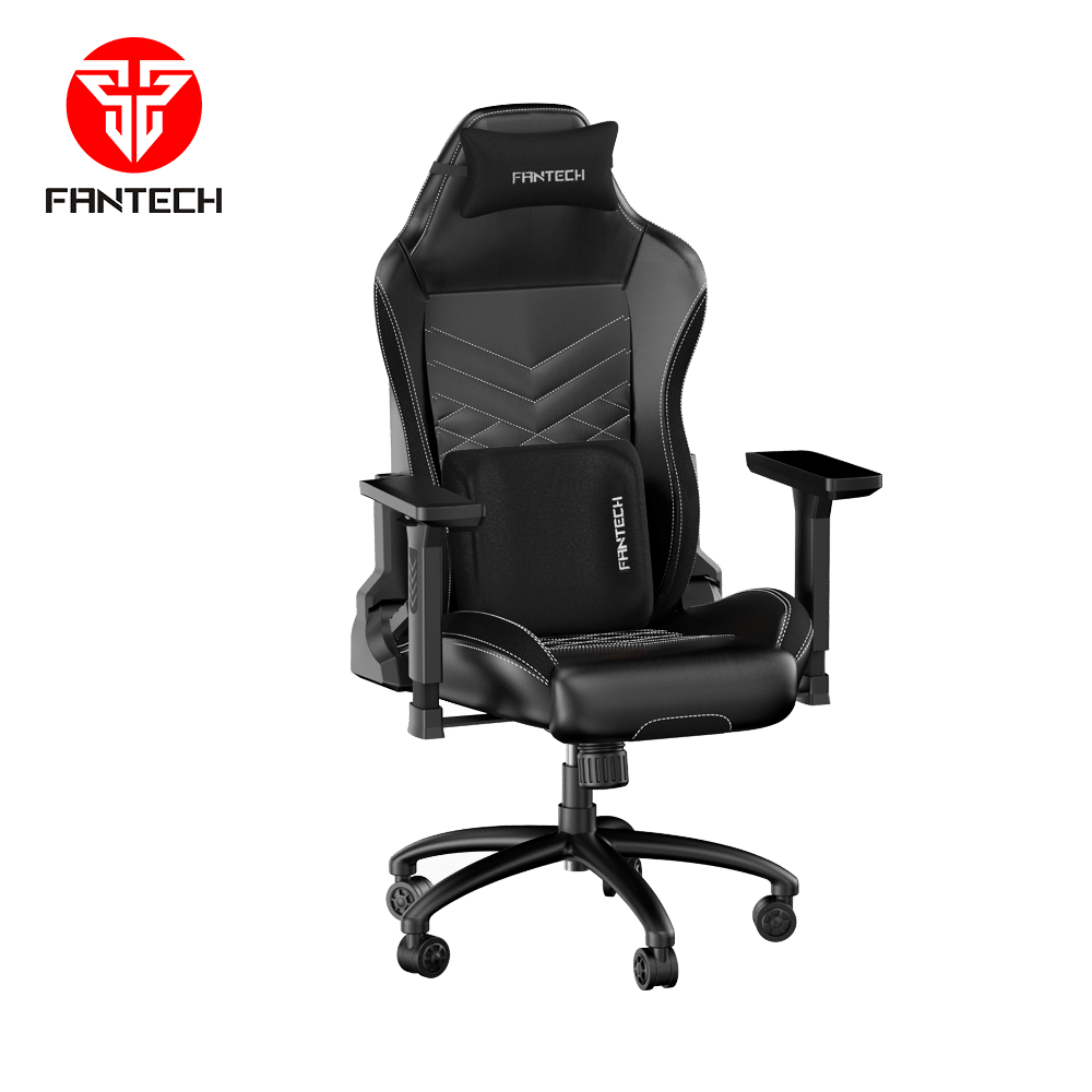 Gaming stolica Fantech Ledare GC-192 crna — prikaz na beloj pozadini