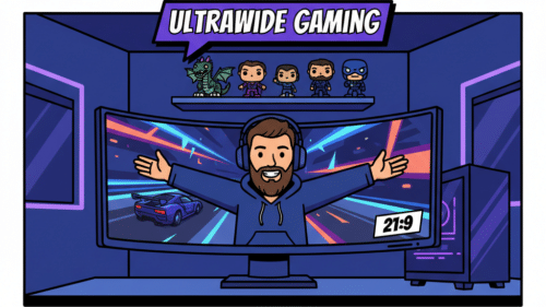 Ultrawide gaming monitor — 21:9 immersion za racing, flight sim i open-world
