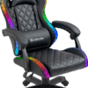 Detalj RGB svetlosnih traka po obodu naslona Defender Energy stolice