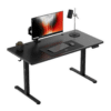 Mark Adler Leader 7.3 Black 140 cm - podesivi radni sto sa monitorom, tastaturom i mišem