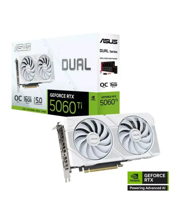 Grafička karta Asus DUAL RTX5060 8GB DDR7 128bit 3XDP/HDMI- bela