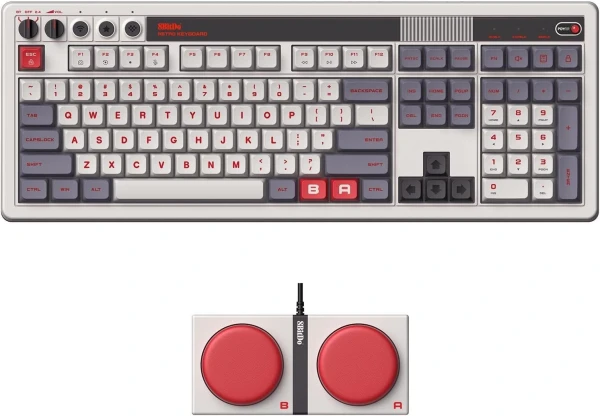 Bežična tastatura 8BitDo Retro 108/mehanička/N Edition + Dual Super Buttons