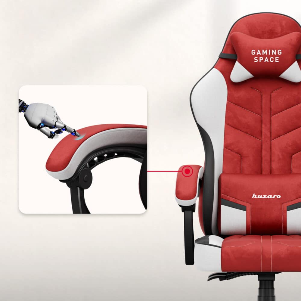 5zfqtv Gaming stolica Huzaro Force 2.7 Crvena