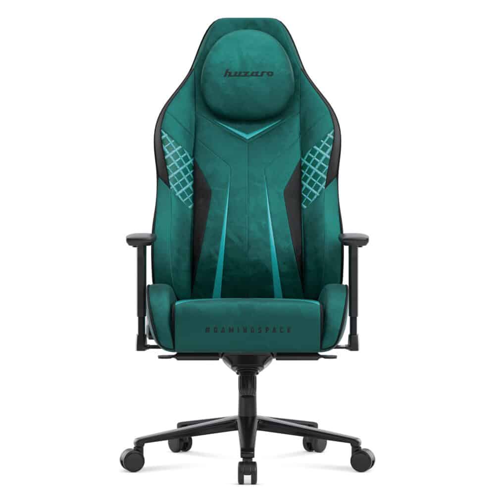 Gejmerska stolica Huzaro Force 8.3 Green – prednji prikaz