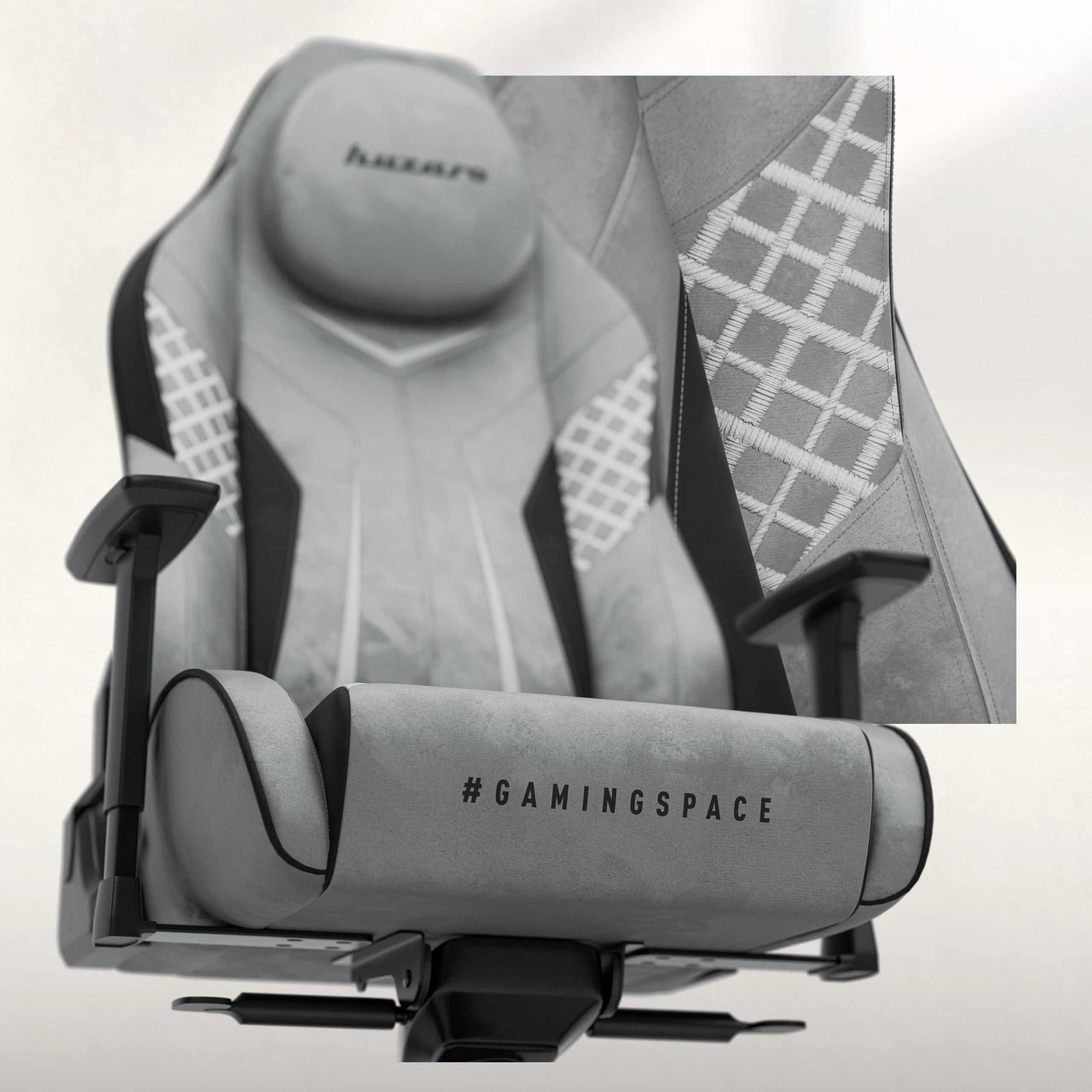 Huzaro Force 8.3 Grey – semiš tkanina i karbon detalji