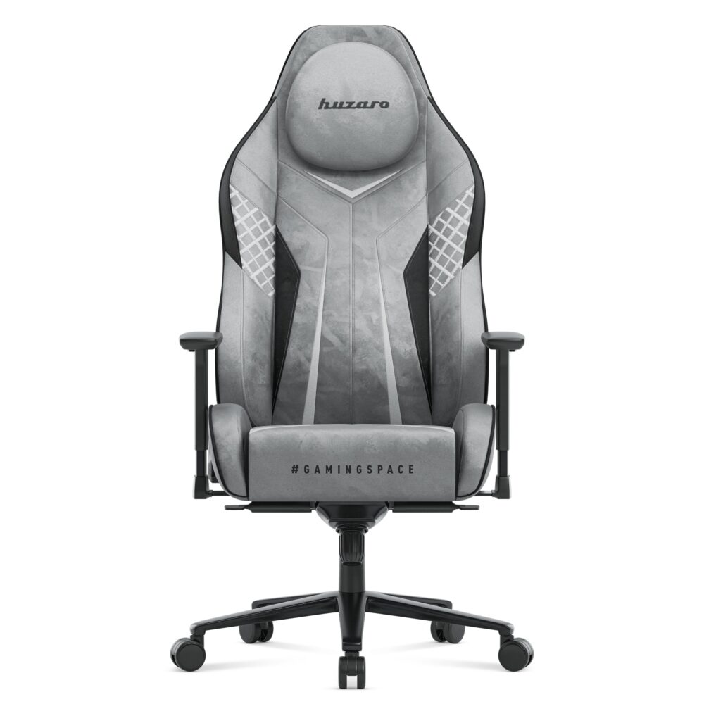 Gejmerska stolica Huzaro Force 8.3 Grey – prednji prikaz