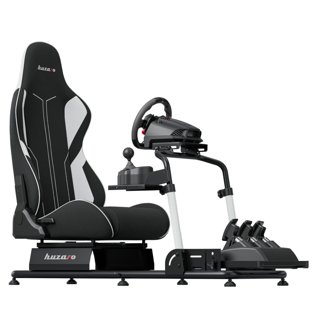 Huzaro Speed 5.5 – bočni profil sa volanom i pedalama