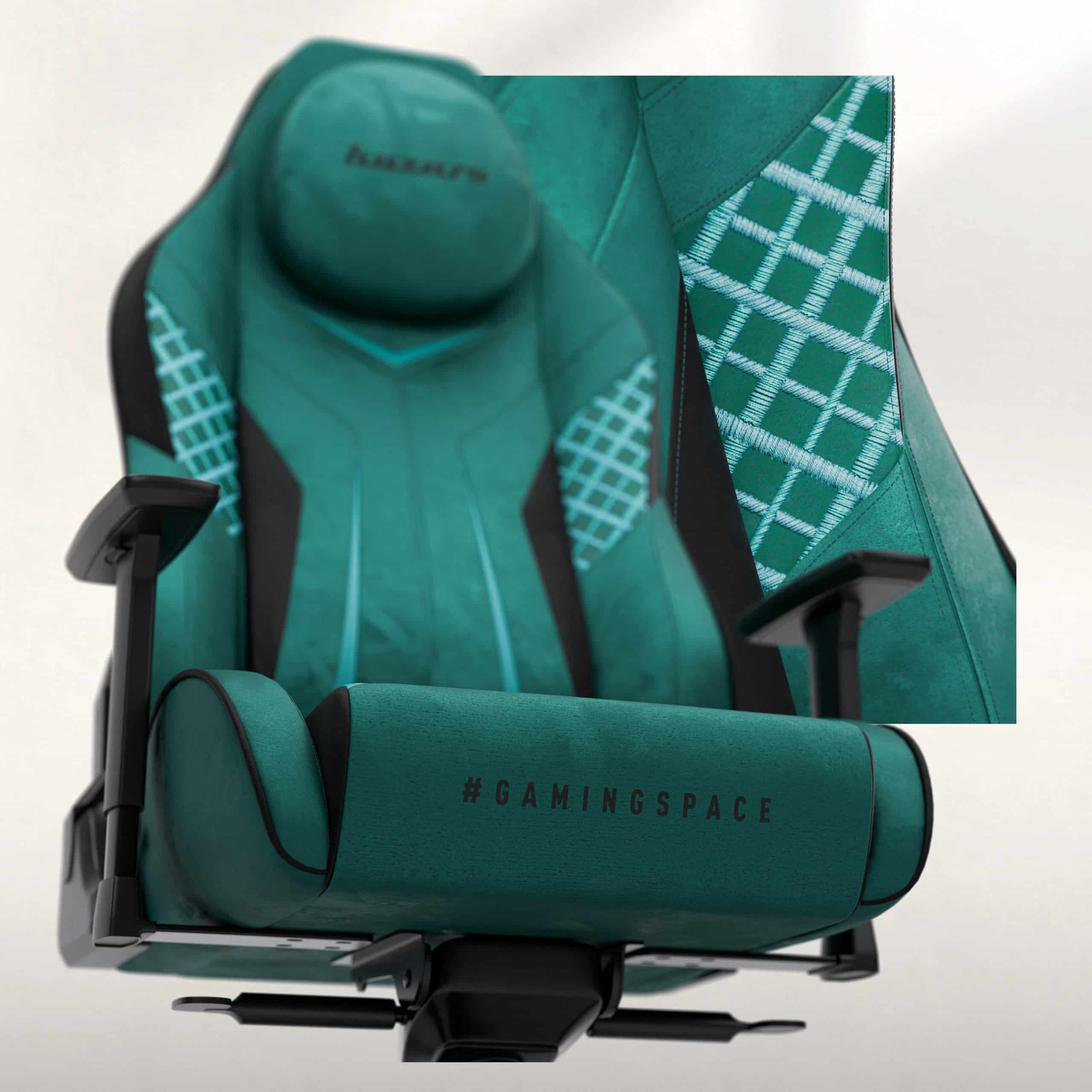 Huzaro Force 8.3 Green – semiš tkanina i karbon detalji