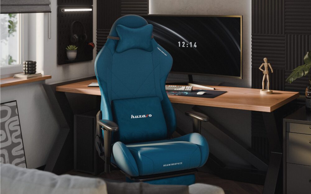 Huzaro Force 5.7 Blue – postavljena u gaming sobu