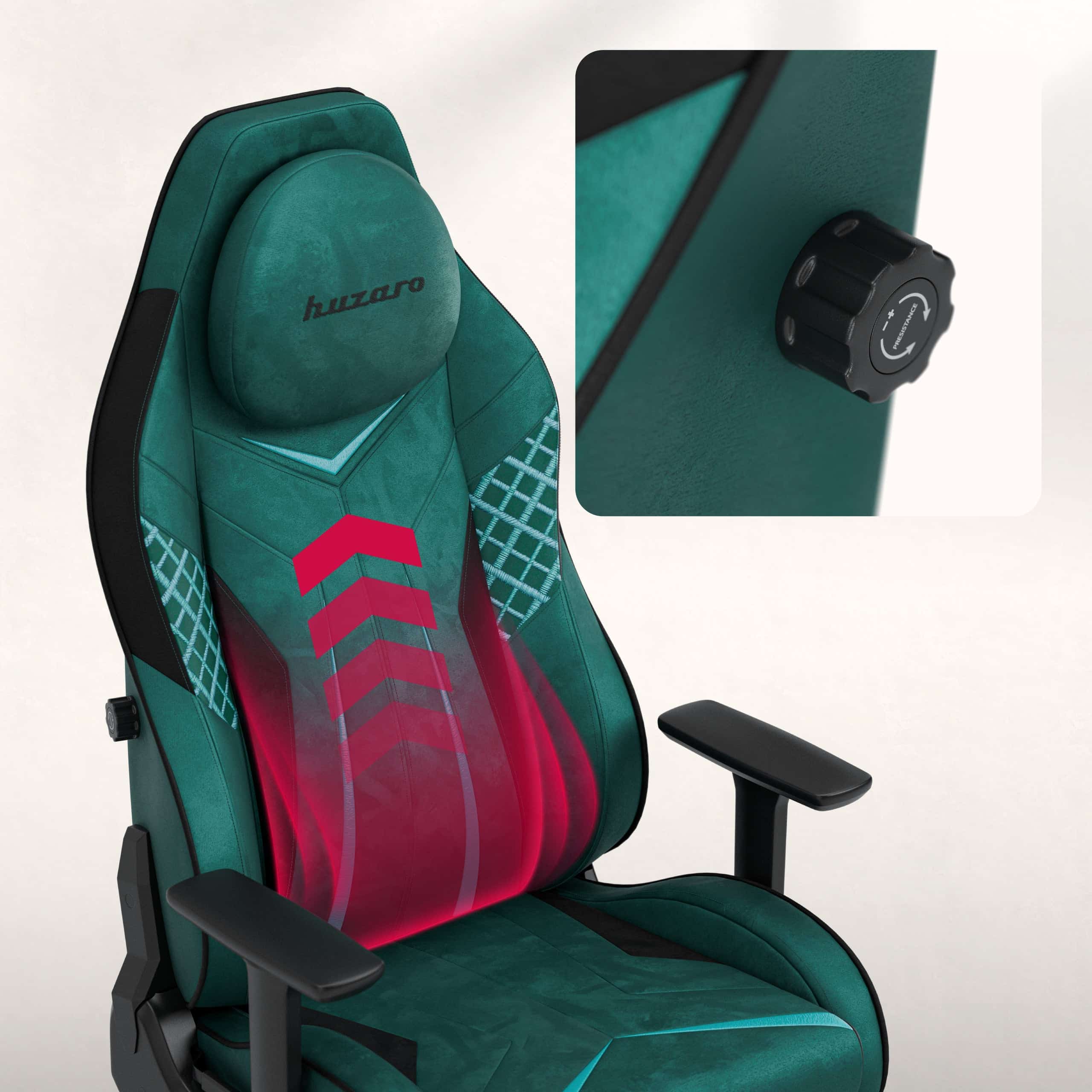 Huzaro Force 8.3 Green – podesiva lumbalna podrška