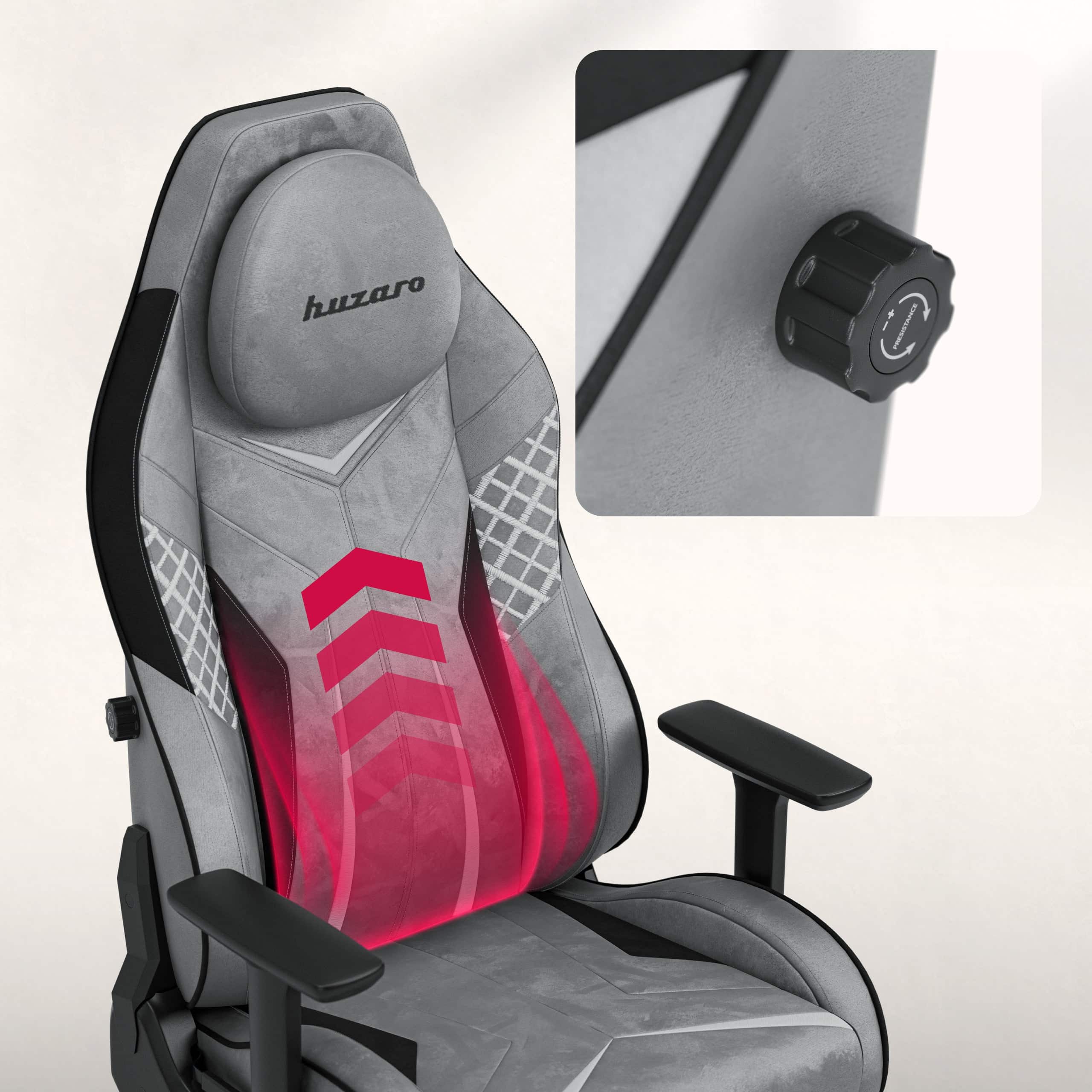 Huzaro Force 8.3 Grey – podesiva lumbalna podrška
