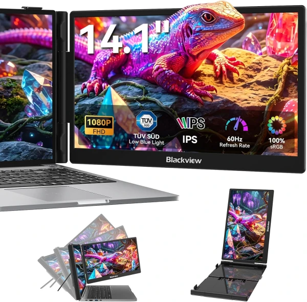 143350 Portable dodatni monitor 14 Blackview SCM5 1920x1080/Full HD IPS/60Hz/3x USB-C/Zvučnik