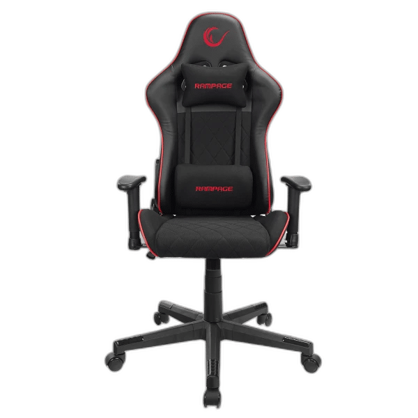 Gejmerska stolica Rampage KL-R16 Drape crno crvena