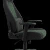 Gamdias Zelus E4 Weave siva-zelena - desni profil i baza