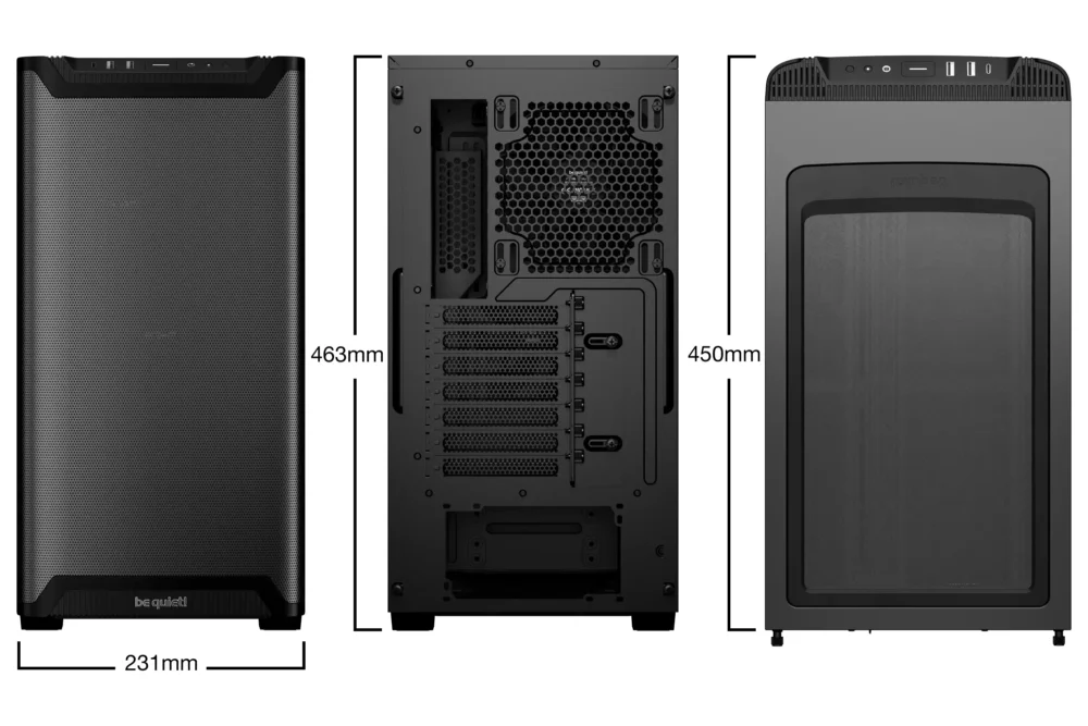121580 Kućište Be Quiet Pure Base 501 Airflow Black BG074