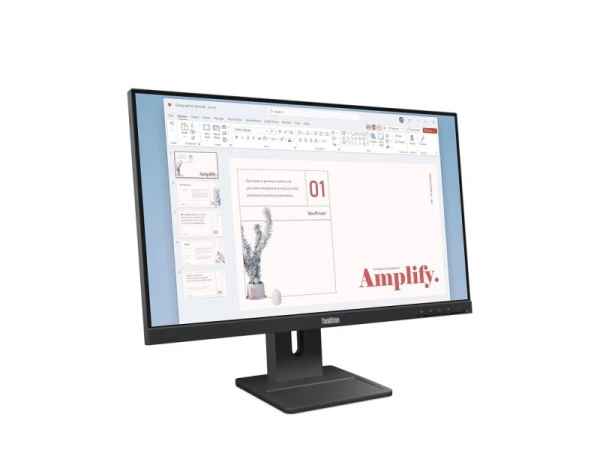 143815 Monitor 24 Lenovo E24-40 1920x1080/IPS Full HD/100Hz/4ms/VGA/HDMI/DP/Pivot