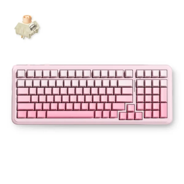 Bežična gaming tastatura MCHOSE K99 V3 Mehanička/Pink Gradient/Icy Creamsicle Switch