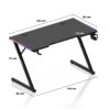 Dimenzije stola Huzaro Hero 2.5 RGB – ploča 120x60 cm, debljina 1,8 cm, visina 75 cm