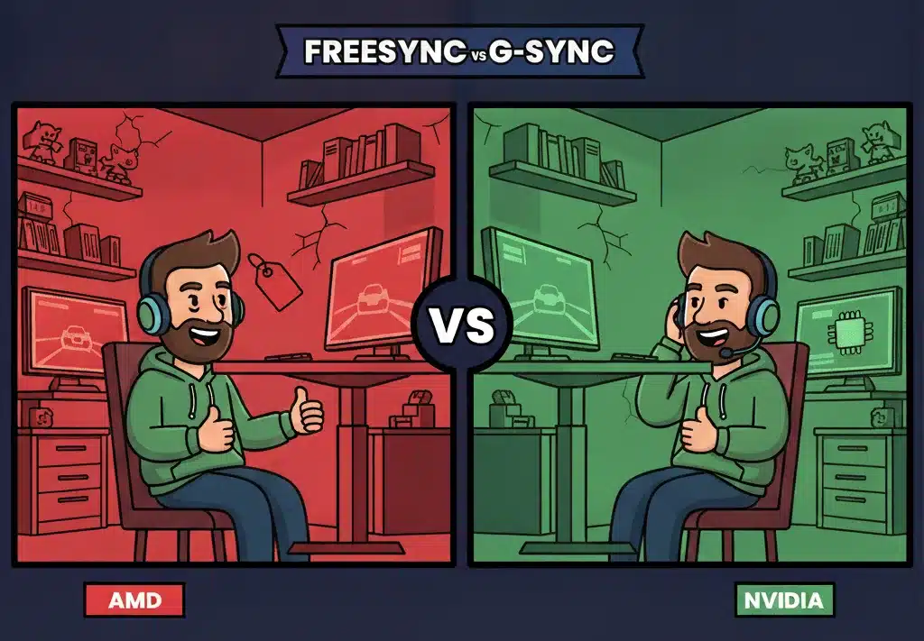FreeSync vs G-Sync — AMD i Nvidia adaptive sync tehnologije na gaming monitoru