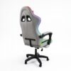Gejmerska stolica Oblivion Phantom svetlo siva RGB, pogled pozadi iz ugla