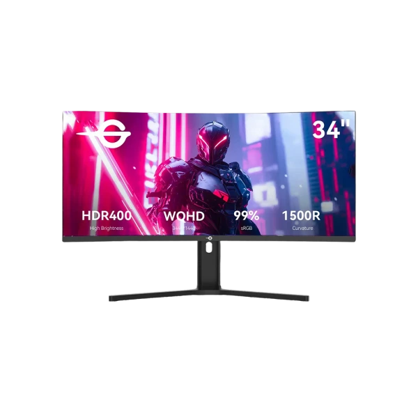 Gaming Monitor 34 Titan Army C34A1R 3440x1440/VA AG/1ms/165Hz/2xHDMI/2xDP/HDR10/zakrivljen