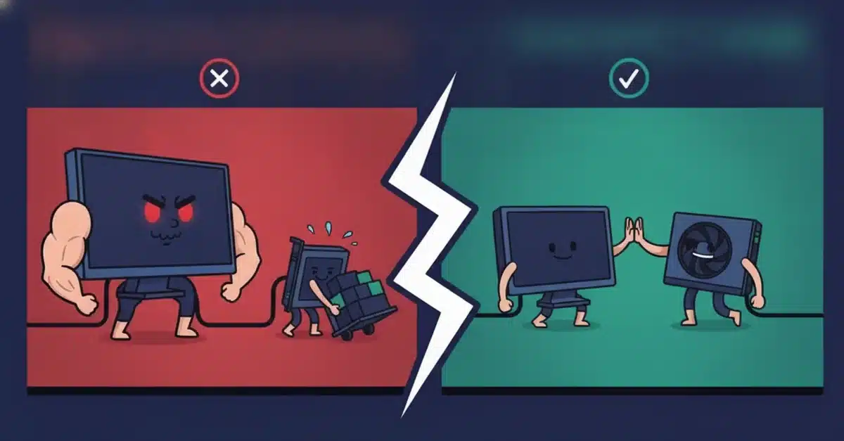 240Hz monitor uz slabu grafičku karticu naspram usklađenog monitora i grafičke